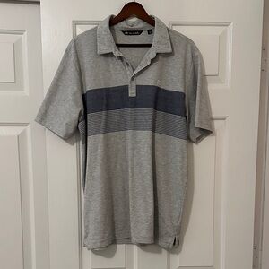Travis Mathew Men's Gray Polo Shirt